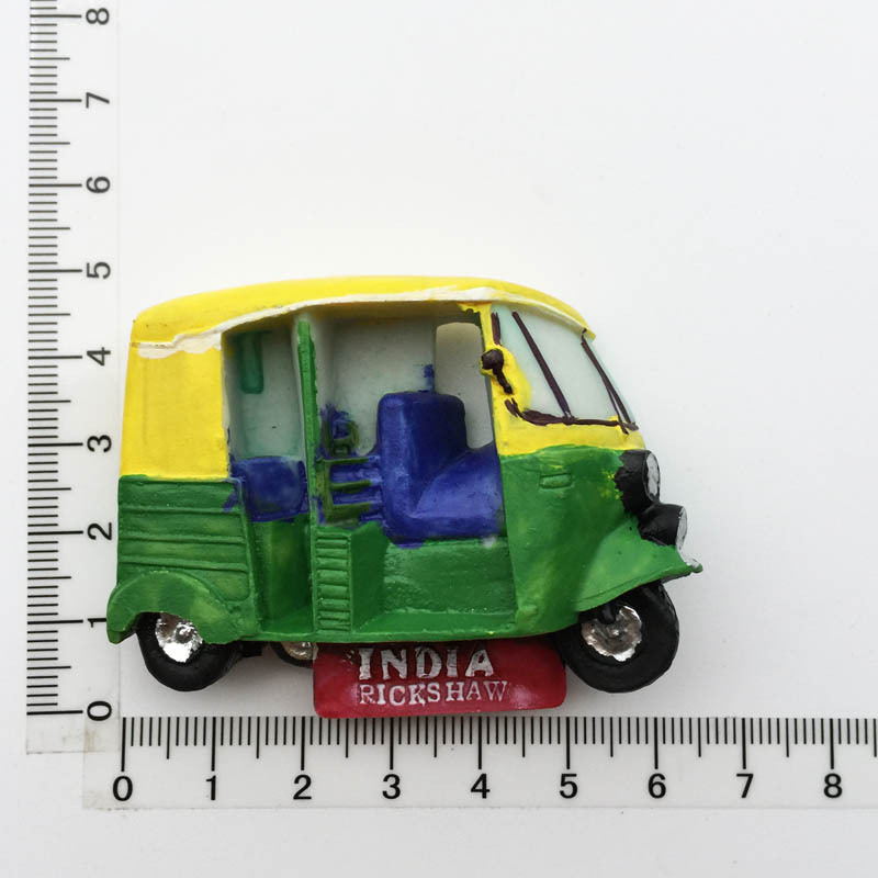 India Travel Souvenir Fridge Magnets Resin Delhi Stupa Taj Mahal Saree Magnetic Refrigerator Stickers Souvenir Crafts: India Tutu