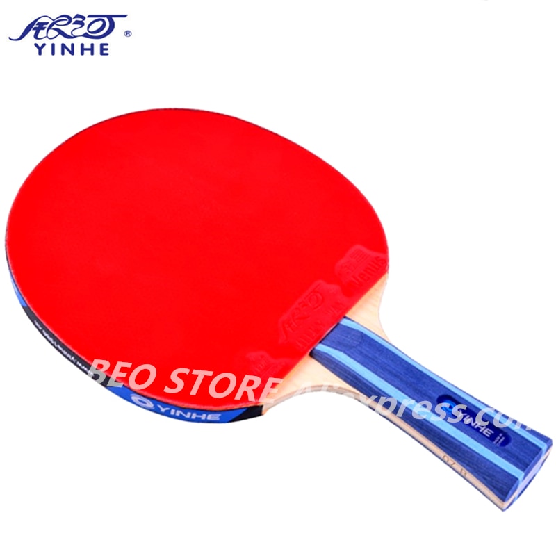 YINHE 5-star 7-star Racket Galaxy Training pure wood pips-in rubber table tennis rackets ping pong bat