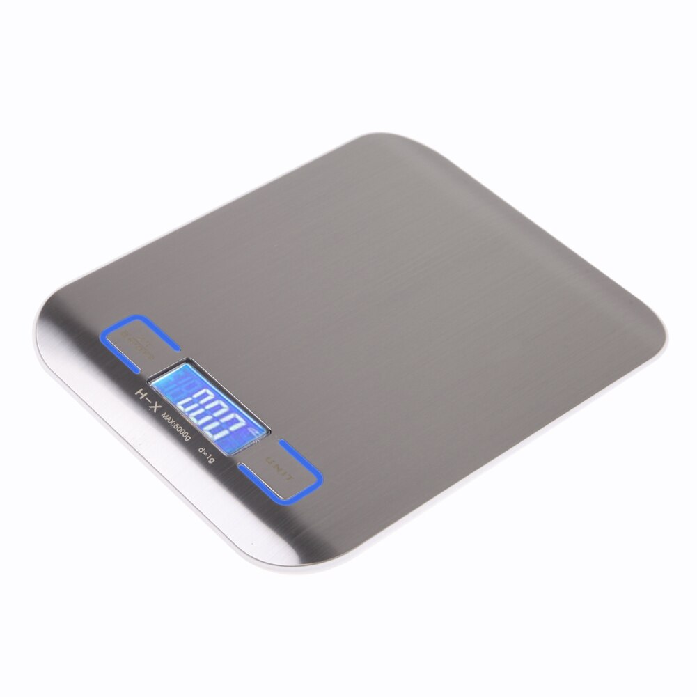 Electronic Kitchen Scale Ultra slim digital kitchen scale Stainless Steel Weighing Scale LCD High Precision Measuring Tools