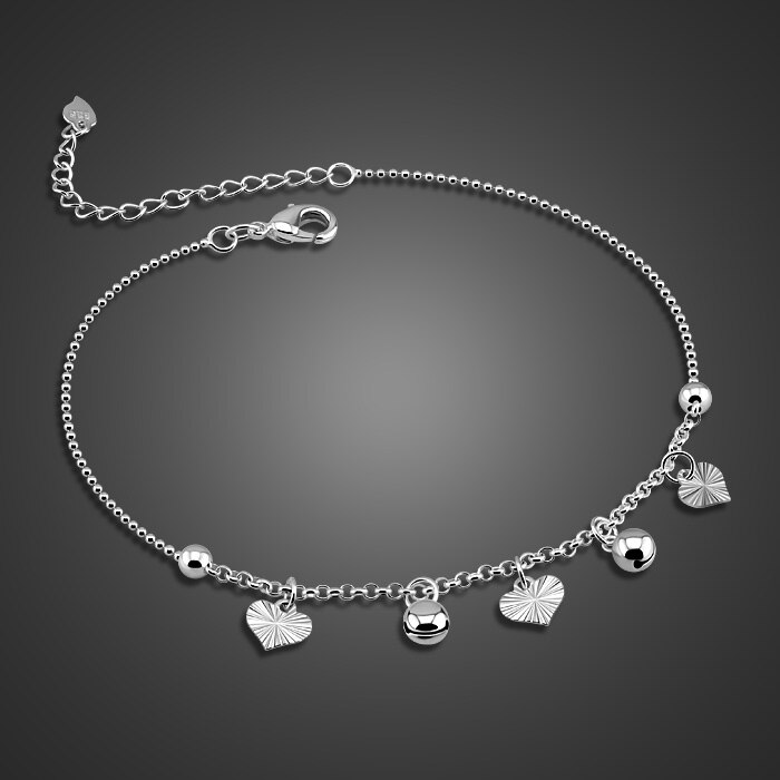 sterben neue mädchen fußkettchen Glocke anhänger 925 Sterling silber fuß kette anhänger einzelhandel sterben beste geburtstag präsentieren