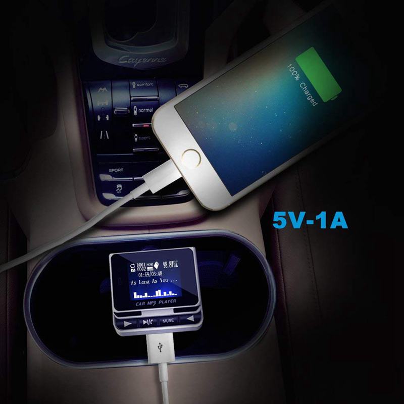 Fm-zender, Auto Zender MP3 Speler Hand Gratis Bellen Radio O Adapter Bluetooth Transmitter Car Kit, usb Lader, Tf Auto