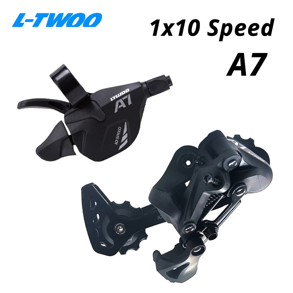 LTWOO-Grupo de cambio de marchas de 10 velocidades, palanca de cambio de 10 s y 10v, interruptores desviadores traseros compatibles con SRAM y SHIMANO, modelo A7 1X10