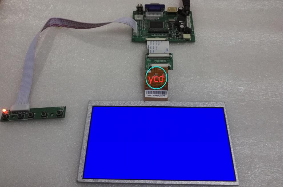 7inch 1024*600 IPS Screen LCD Monitor TFT EJ070NA-01J + 2AV HDMI VGA for Raspberry n.