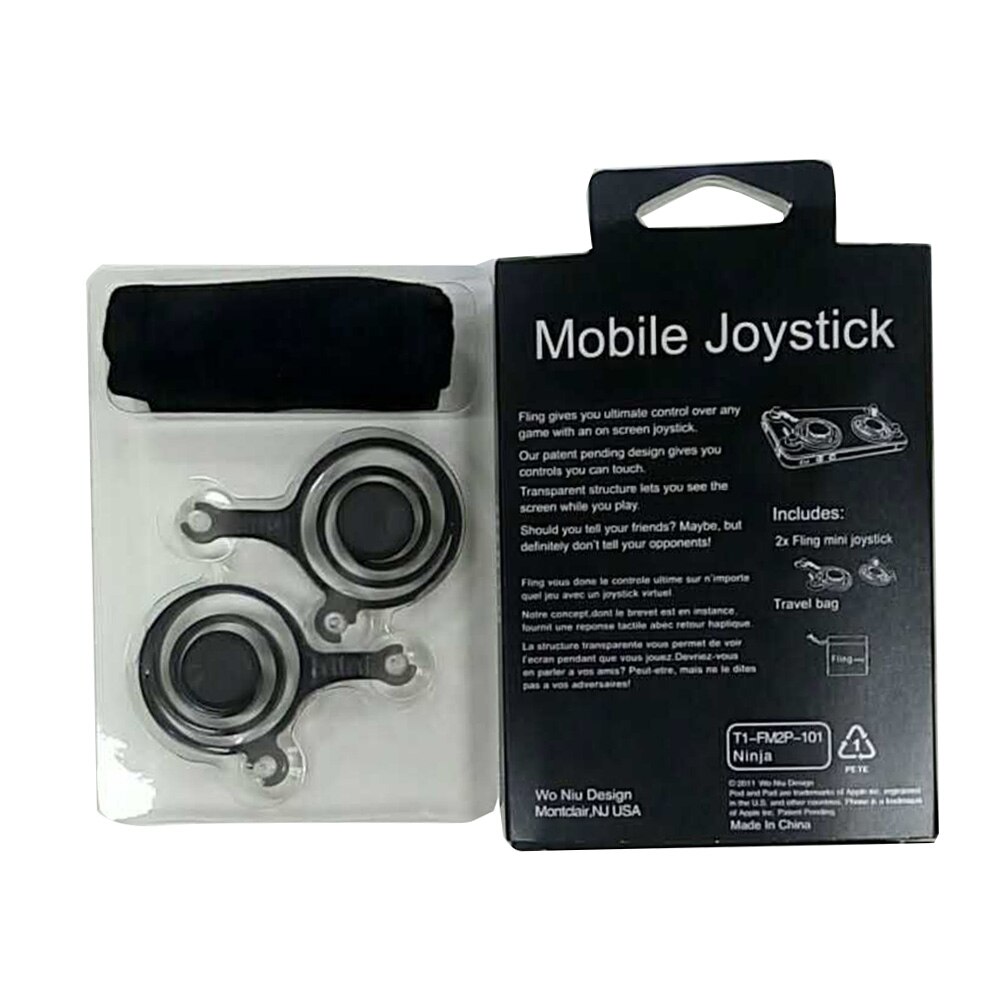 2 Paar Nul Elke Touch Screen Game Joystick Voor Telefoon Iphone Android Tablet Voor Alle Touch Screen Apparaten Arcade Game