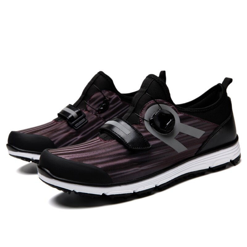 Men Anti-Slip Men Athletic Sneakers Golf Shoes Men Leather Sport Trainers Men Golf Mens Shoes: Dark gold / 44