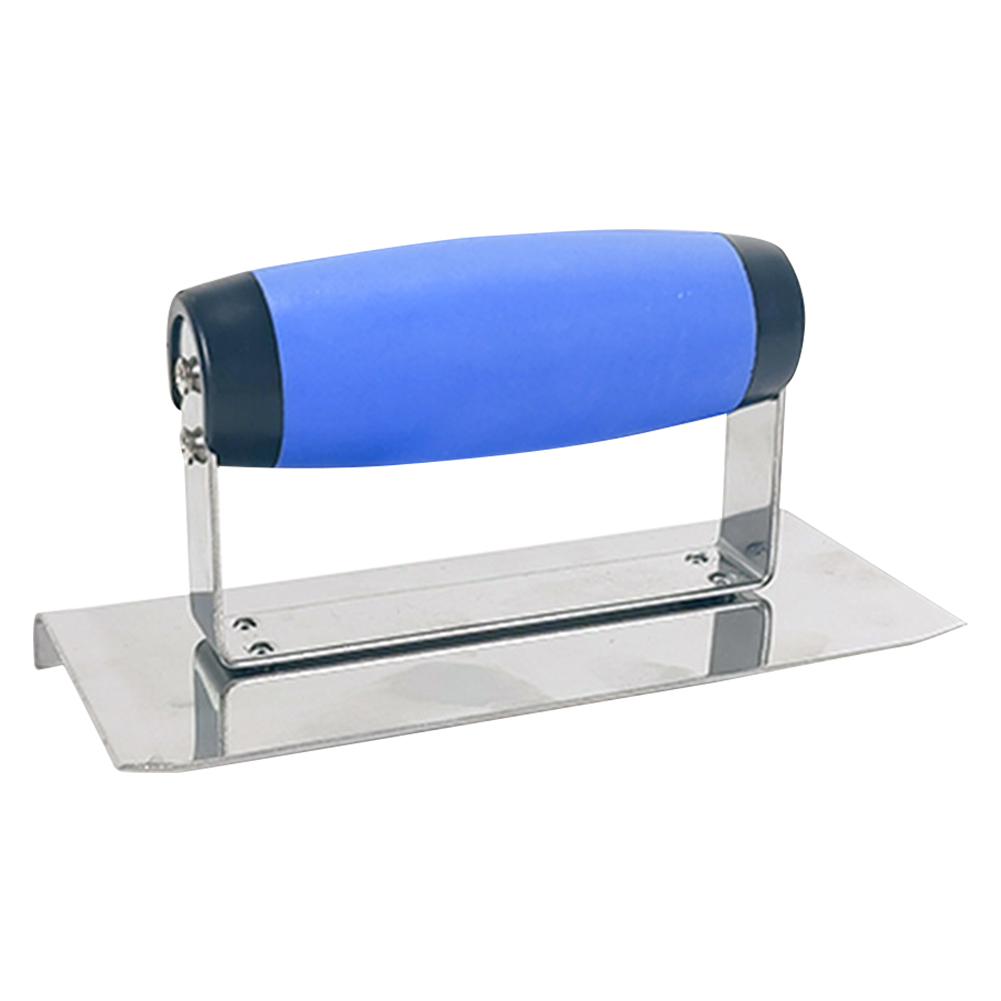 Concrete Hand Edger Or Groover Concrete Tools Stainless Steel with Soft Grip Plaster Stucco Cement Finishing Tool Pool Trowel
