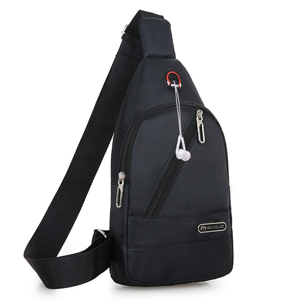 Männer Umhängetaschen für Männer Bote Brust Tasche Pack lässig Tasche Wasserdichte Nylon Einzelnen Schulter Gurt-Pack Neue