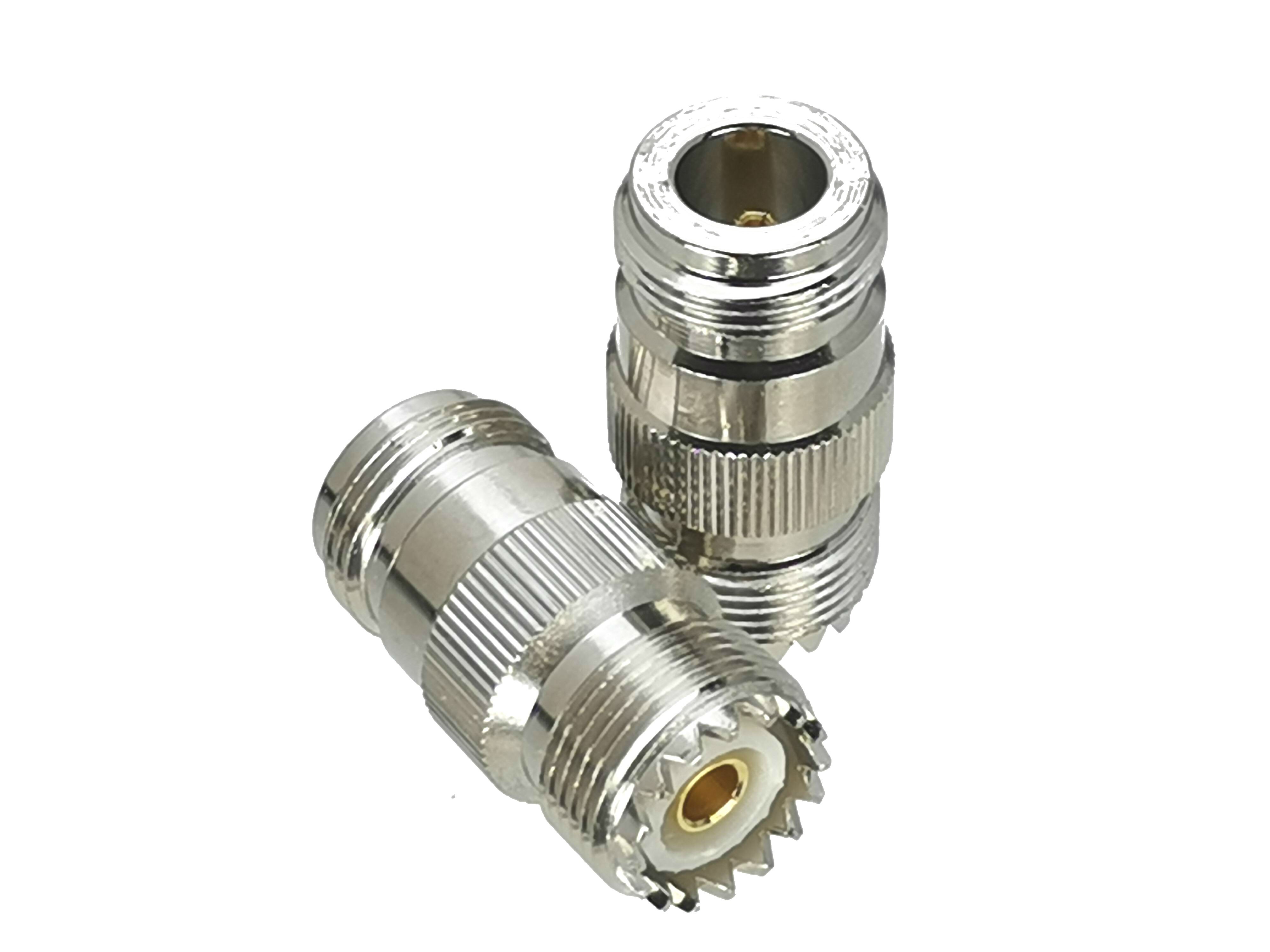 1Pcs N to N / UHF PL259 SO239 Male plug & Female jack & T Splitter & Right angle RF Coaxial Adapter connector Test Converter: Type 18-1pcs