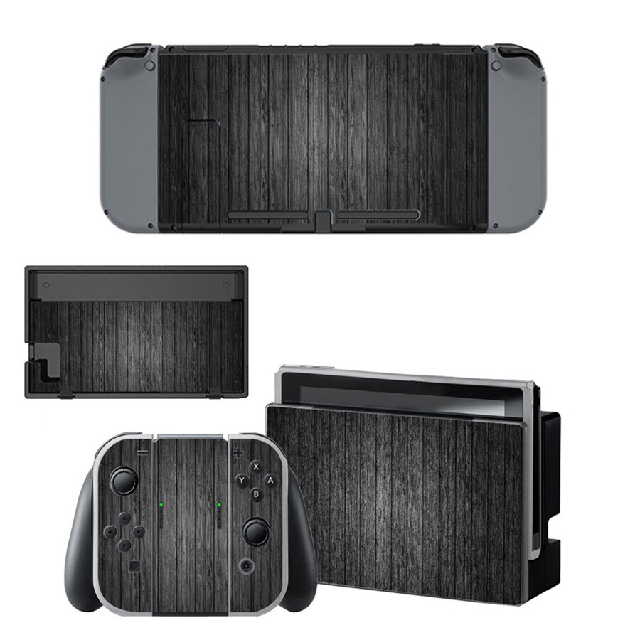 Struttura di legno di Stile Decalcomania Del Vinile Autoadesivo Della Pelle Per Nintend Interruttore NS NX Console & Joy-con Accessori del Gioco 15 stili: Style 14