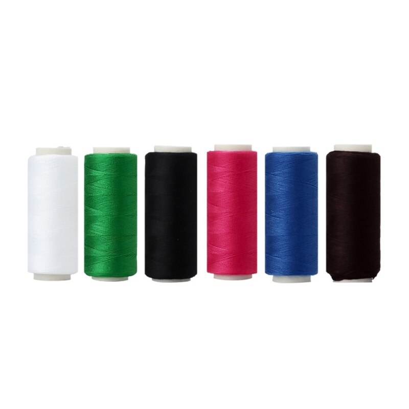 Bobbins Sewing Thread Kits 12 Colors Sewing Supplies for Hand &amp; Machine Sewing Polyester Spools Quilting Thread Q1FD