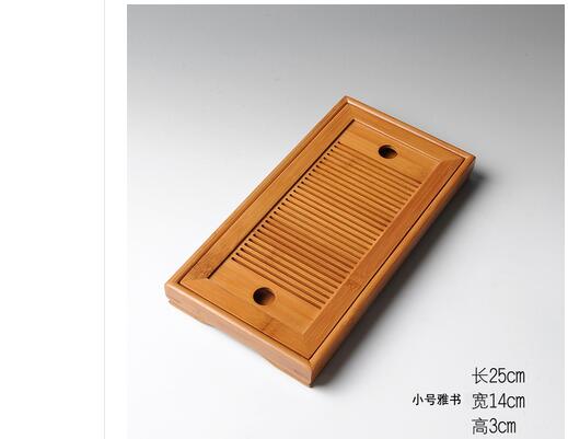 Bamboo Tea Tray Solid Bamboo Tea Board Tea set Tea Tools For Cup Teapot Crafts Tray,Chinese Culture Tea Set: D