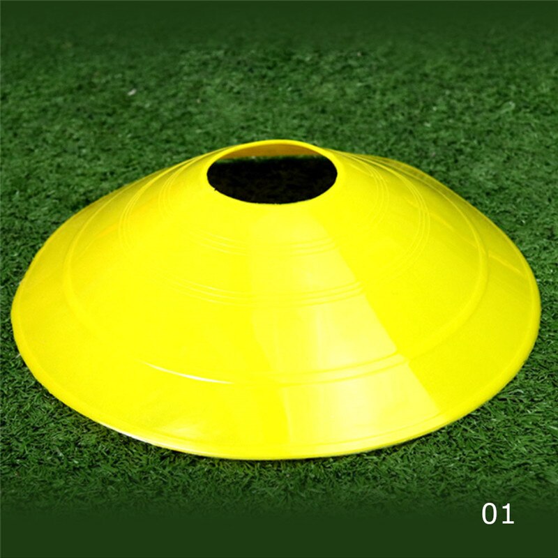 10 st/set koner markörskivor 20cm fotboll fotboll träning lag sporttillbehör fotboll underhållningsutrustning 4 färger: Gul
