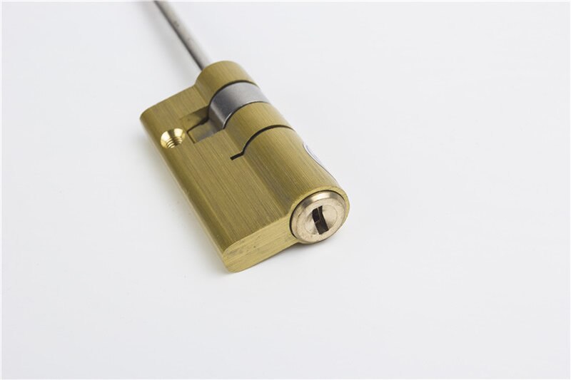 Special Lock Cylinder For Fully Automatic Fingerprint Locks – C-Class Core, 35x17 Flat Rod, 2 Keys, Anti-Theft Emergency Key