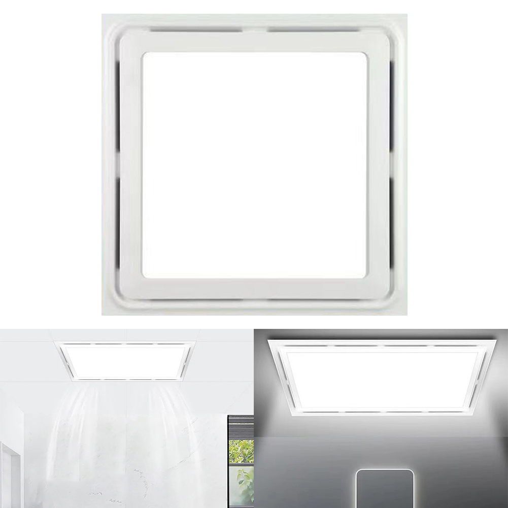Innovador sistema de ventilación para baño, extractor silencioso con LED integrados para mejorar el ambiente y la eficiencia del flujo de aire