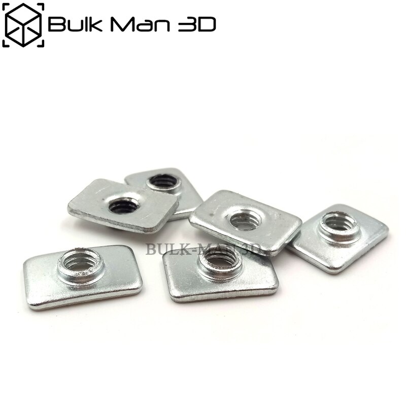 3D Printer Parts T Nut Carbon Steel Galvanized for OX CNC DIY Wooding Machanice , V-Slot -100PCS
