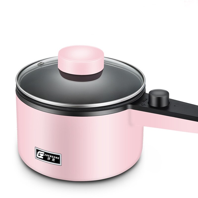 220V 1.2L Mini Electric Rice Cooker 2 Layers Heating Food Steamer Multifunction Meal Cooking Pot 1-3 People