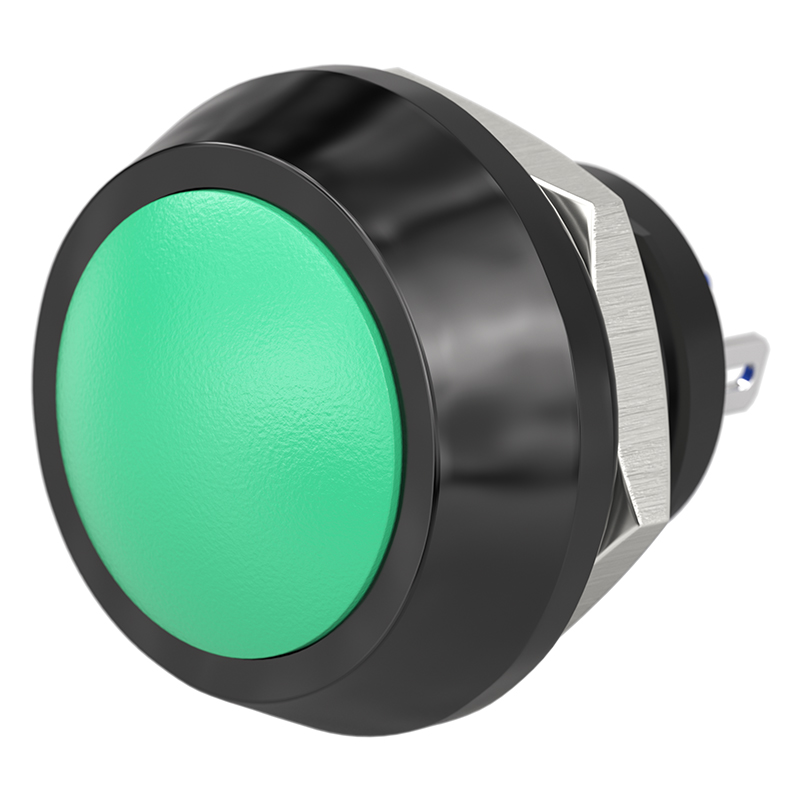 12 mm 1/2 Zoll Montageloch, IP65, bunt, gewölbter Mini-Schraubklemmen/Stiftklemme, wasserdichter Momentan-Drucktastenschalter