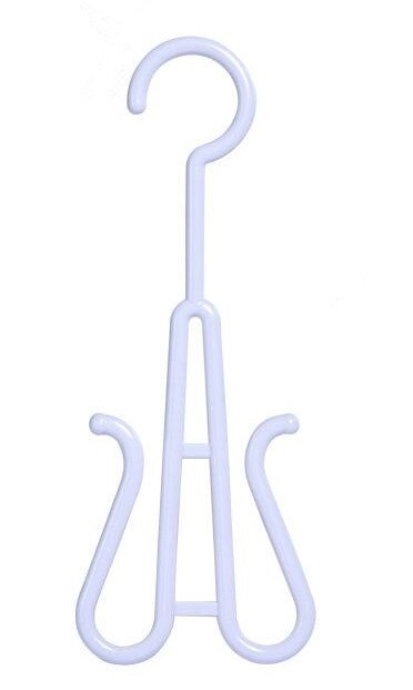 50pcs slipper hanger shoes supermarket sandal hook holder people cotton-padded shoe plastic hook hanger: 4111 White