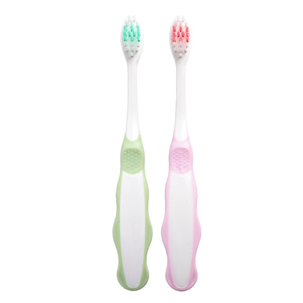 Brosse à dents à poils souples pour enfants multi-fonctionnelle pratique brosse à dents enduit nettoyage de la langue