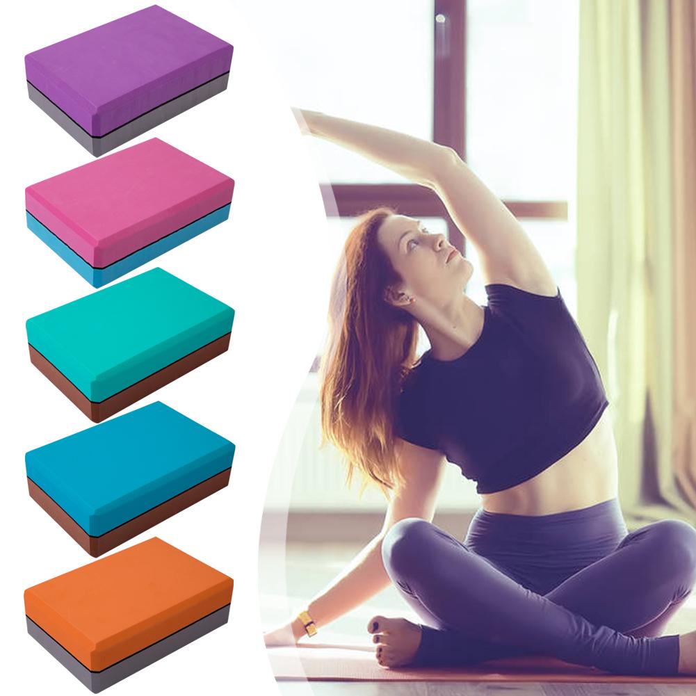 EVA Yoga Block Waterproof Pilates Yoga Brick Sports Anti-slip Foam Block Exercise Aid Prop Health Training for women