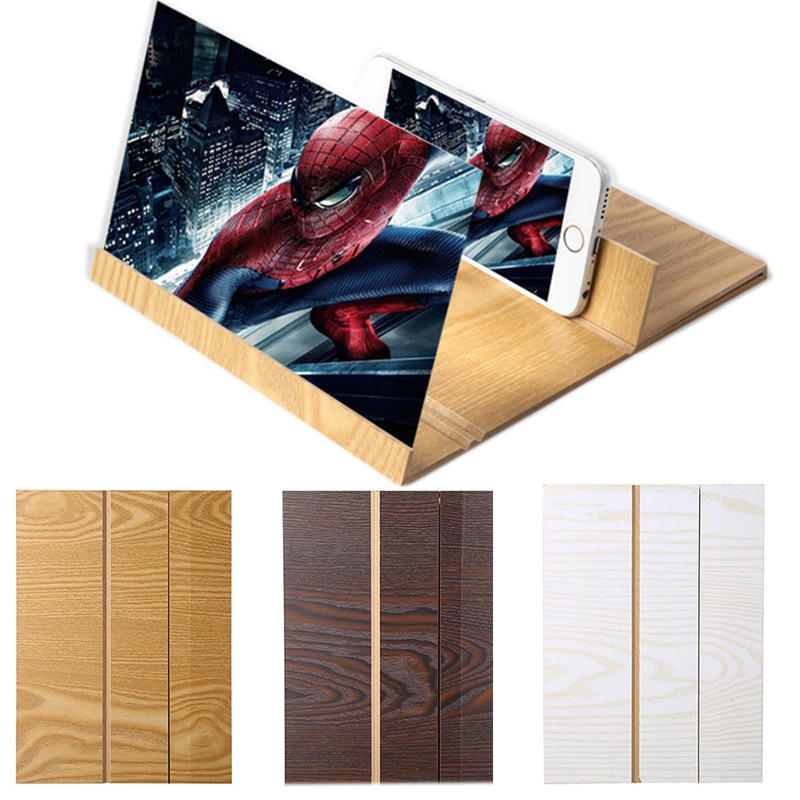 2-in-1 Mobiele Telefoon Screen Versterker Mobiele Telefoon Ondersteuning Opvouwbaar, versterker Uitbreiding Uitbreiden Telefoon Screen Auto Telefoon Projector