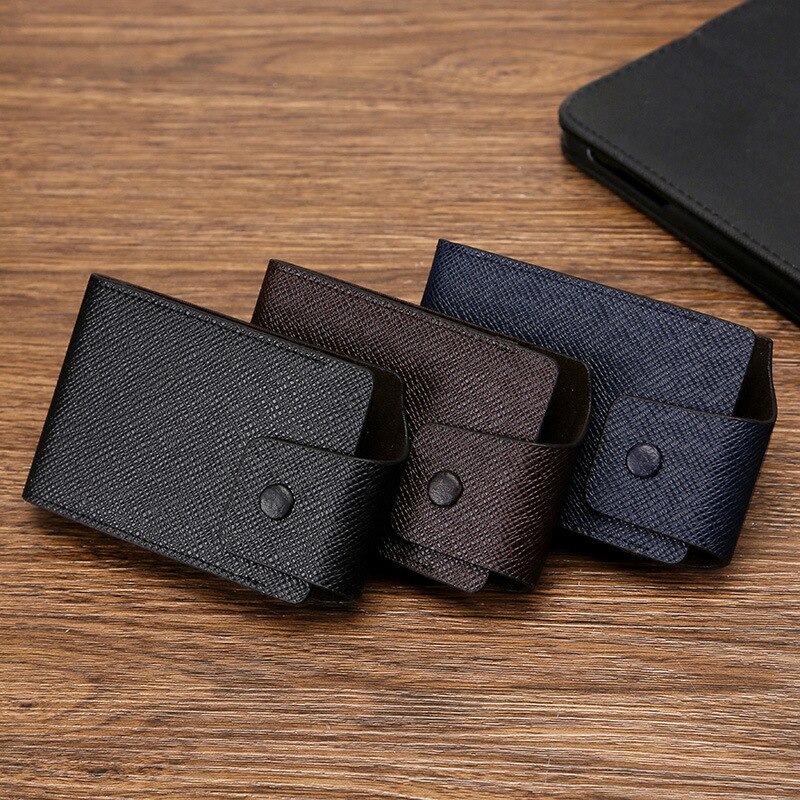 PU Leather Business Card Holder Organizer Hasp Men Women Bank Credit Card Holder Bag ID Card Wallet