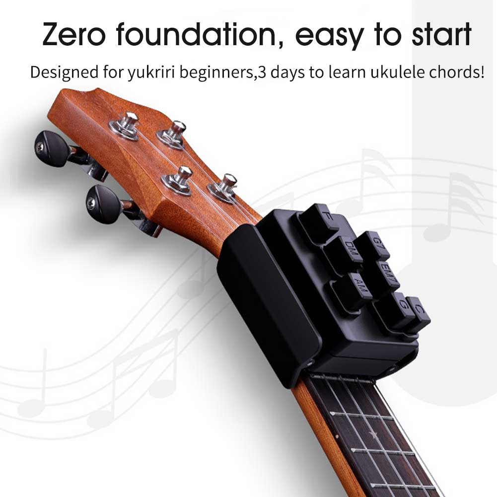 Buddy Practrice Aid Learning System Teaching High Strength Ergonomic Musical Ukulele Chord Trainer Beginner Assistant