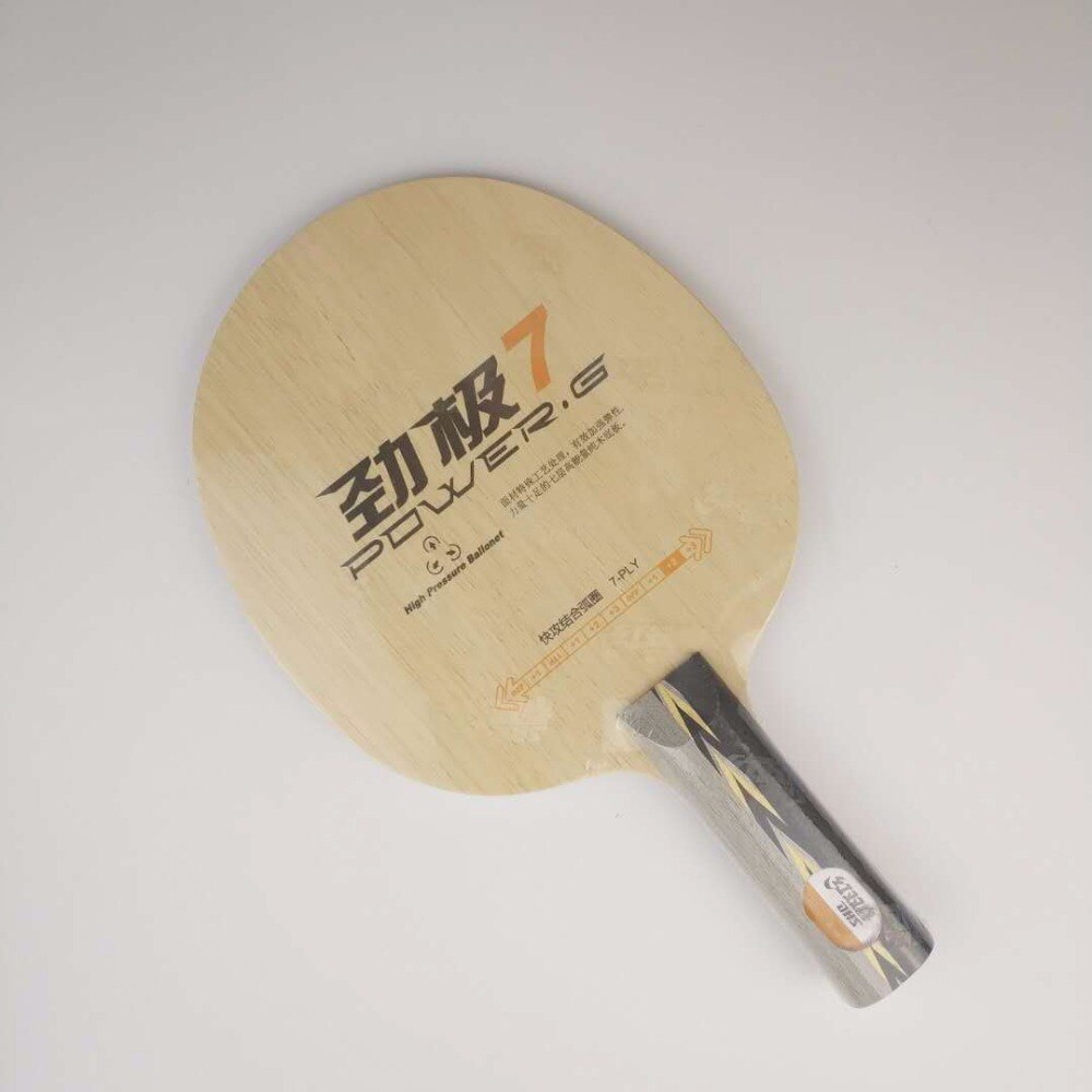 DHS POWER-G 7 PG7 ST PG 7 Tennis Da Tavolo Lama (Classico 7 Ply) racchetta Ping Pong Bat ST FL maniglia