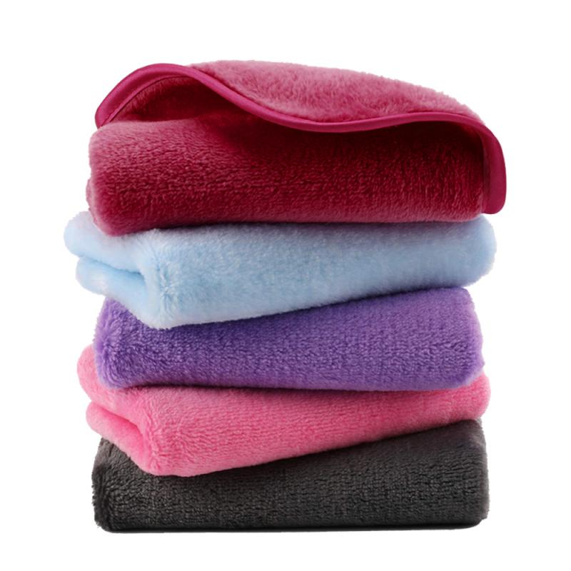 Microfiber Makeup Remover Reusable Facial Cloth Make Up Eraser Towel Remover Wipes No Need Cleansing Oil Skin Care: 1pc random color