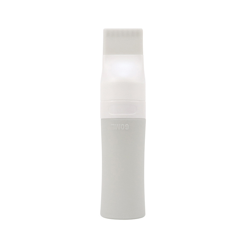 1PC 38/60/80ml Porous Silicone Dispensing Bottle Shampoo Body Wash Hair Dye Lotion Refillable Bottling Portable Travel: DEEP BLUE