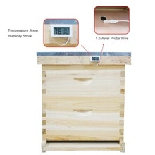 Temperature Sensor Beehive Mini Household Home Supplies Thermometer with Sensor Gauge Greenhouse