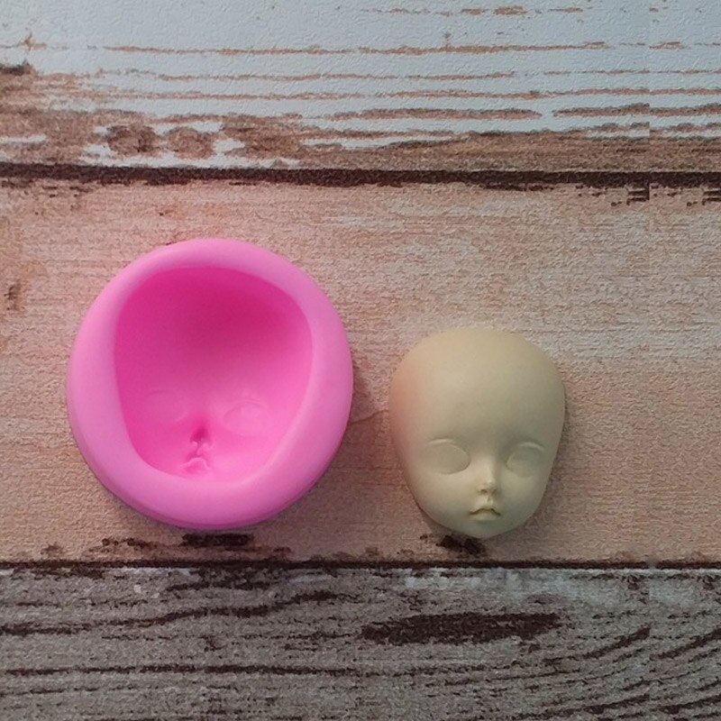 Girl Head Polymer Clay Fondant Cake Decorating Tool Human Face Chocolate Candy Jelly Baking 3D Baby Face DIY Boy Faces