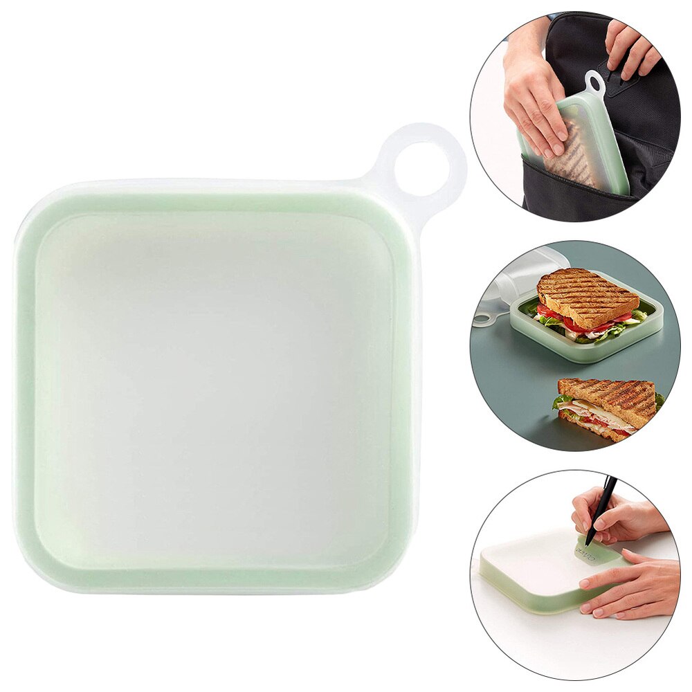 Practical Sandwich Lunchbox Portable Food Container Bento Box Outdoor Lunch Box: Default Title