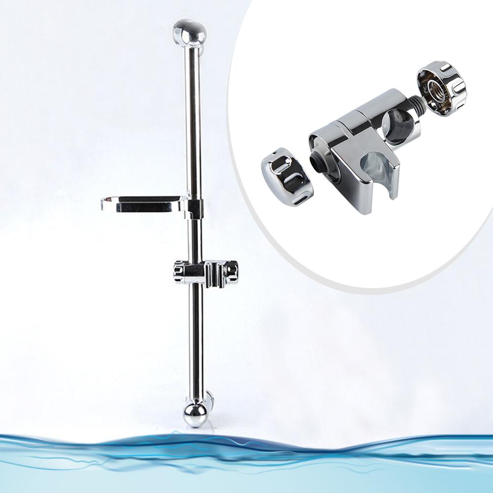 Universal Shower Bracket Bathroom Shower Rail Holder 20~25mm ABS Chrome Shower Head Holder Adjustable Bathroom Accessories