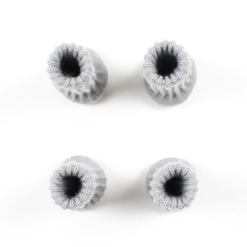 4 Stks/set Anti Slip Meubels Benen Mat Voor Stoel Sokken Bumper Demper Tafel Voeten Tapijt Caps Viltjes Breien Protector