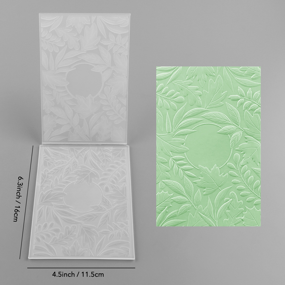 Carpeta de estampado 3D, globo, mariposa, flor, borde de hojas, plantilla de rejilla para decoración de álbum de recortes DIY, tarjeta de papel con textura adicional 2025