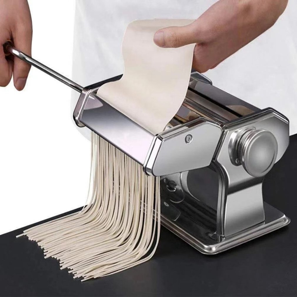 Mini Pasta Maker Machine Hand Crank Pastry Roller Spaghetti Noddle Maker Pasta Cutter For Kitchen Aid Stand Mixer