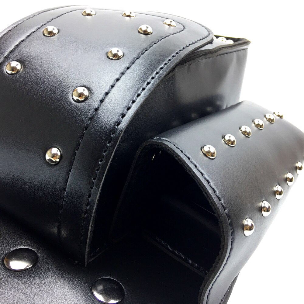 Zwarte crash bar tas + waterfleshouder voor harley touring electra road street glide flh fltr flhr met zadeltasbeschermer