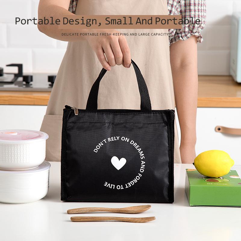Tragbare Mittagessen Tasche Einfache Art Und Weise Vielseitige Eis Tasche Wasserdichte Isolierung Taschen Mit Reis Taschen Mittagessen Box SmallBag