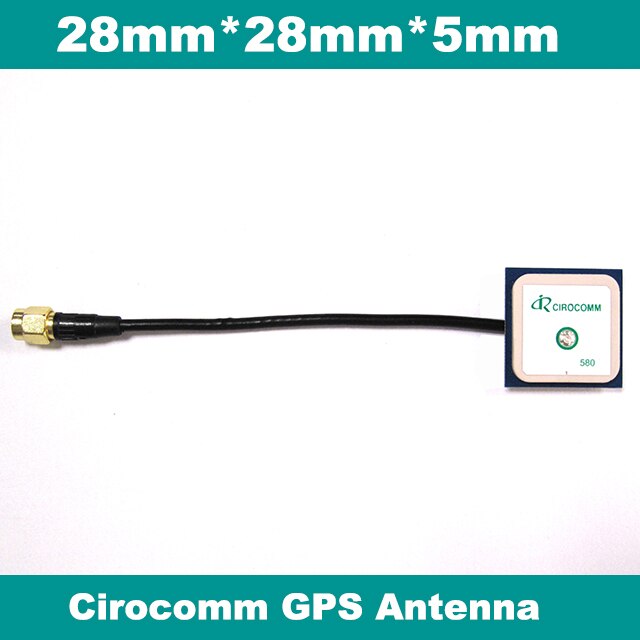 BEITIAN,GPS antenna 32dB High Gain Cirocomm internal GPS active patch antenna RG174 cable SMA male connector ,BA-580