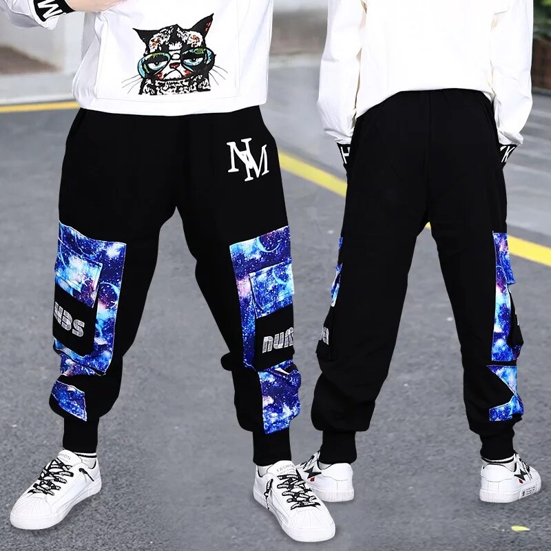 Pantaloni elastici in cotone denso per ragazzi per 5 6 7 8 9 10 11 anni bambini ragazzi caldi autunno primavera pantaloni stile fresco mutandine