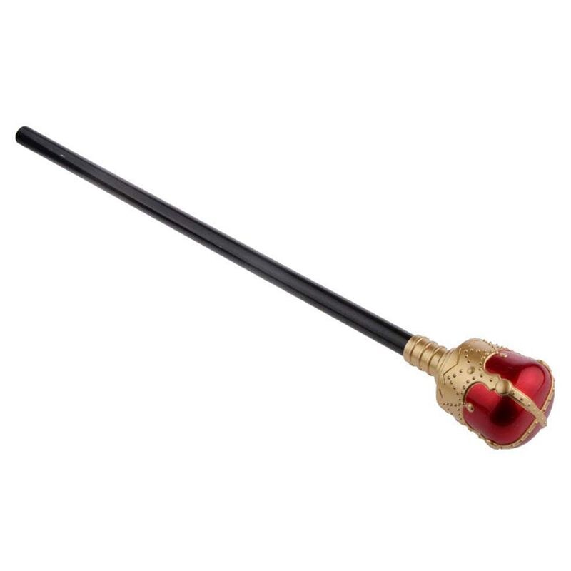 40 cm Royal Medieval Queen King Prince Costume Scepter Accessory for Cosplay Costume - Red, Gold, 40cm