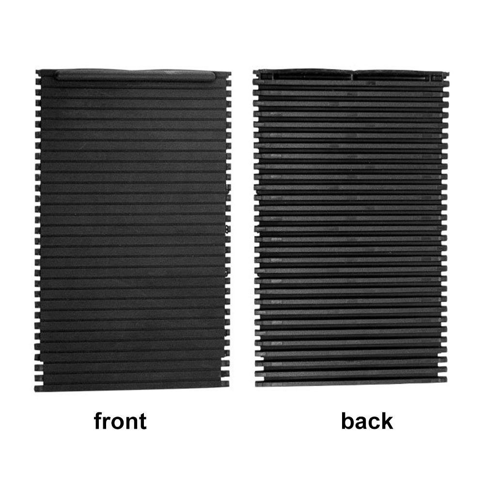 For BMW Car Center Console Cover Water Cup Holder Roller Blinds Cover Armrest Storage Box Slide Curtain For BMW X5 E53 1998-2006