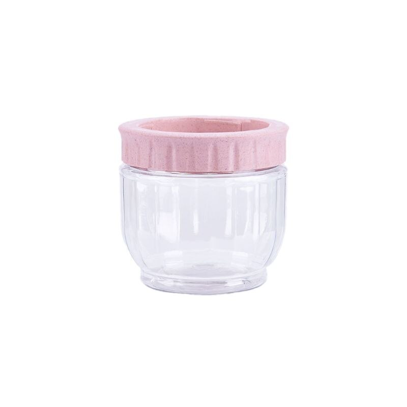 Keuken transparante voedselcontainer met deksels afsluitbare pot granen bonen rijst afgesloten plastic melkpoederpot  n58c: Pk-s -500ml