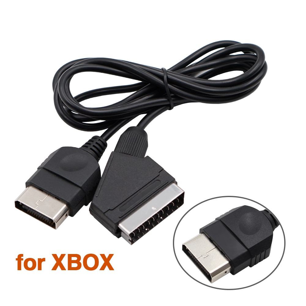 1.8m RGB Scart Cable for PS2/PS1/PS3/SEGA Mega Drive1/MD2/DC Dreamcast/Saturn/XBOX/XBOX 360 Retro Video Game Consoels