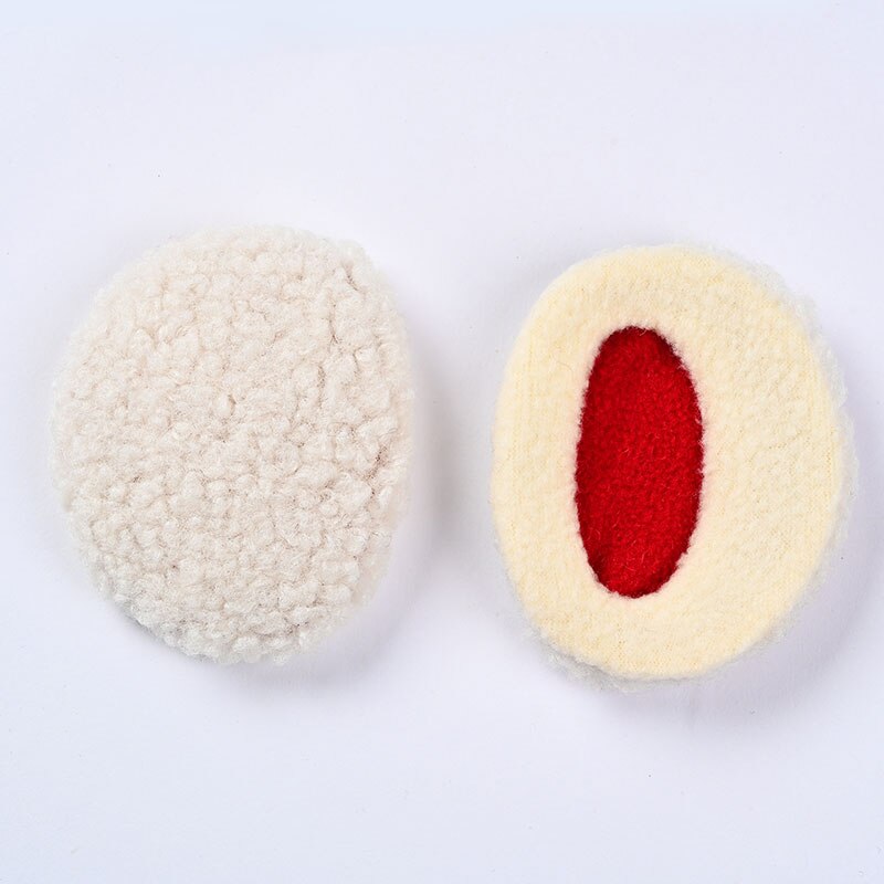 1Pair Bandless Ear Muffs Winter Thick Warm Fleece Ear Muffs Ear Covers Women Men Ourdoor Cold Weather Windproof Ear Warmer: 03