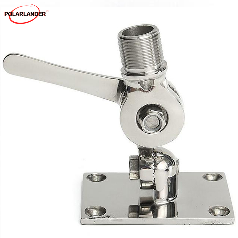 Zweiachsige verstellbare Basis, rostfreie Antenne, rostfreie Marine-316-Stahlantenne, Marine-Hardware-Antenne, Yacht-Antenne, Basismontage