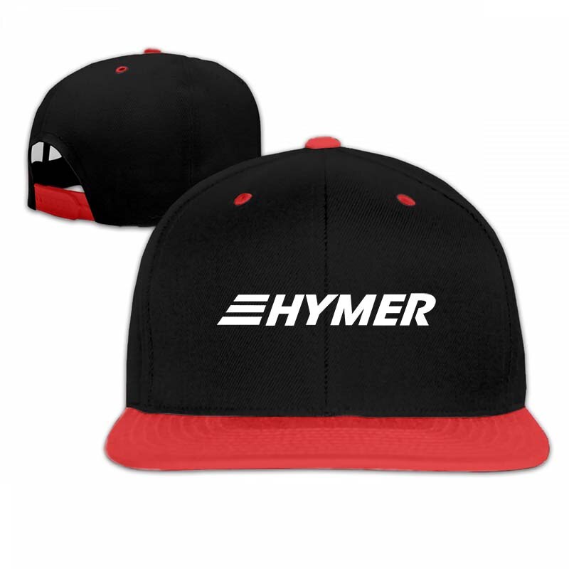 Hymer -sladies - Hymermobil Campervan motor-home mobile Baseball cap men women Trucker Hats adjustable cap: 5-Red