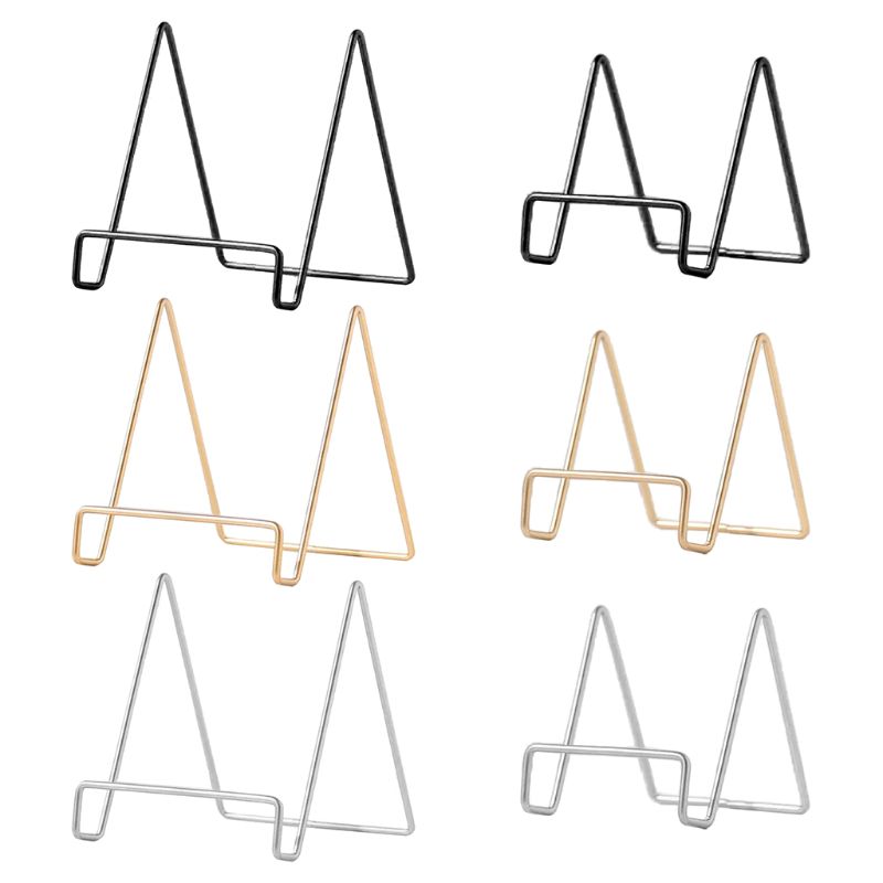 Geometric Desktop Placement Stand Mobile Phone Book Newspaper Collection Storage Rack Magazine Display Holder