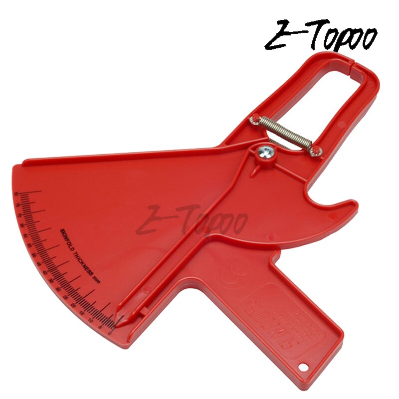 Convenient 0-80mm Slim Guide Skinfold Caliper Measure Body Fat Tester Analyzer Measurement Keep Health Fitness